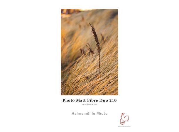 Hahnemühle Photo Matt Fibre Duo 210g 100% a-Cellulose. Tosidig 