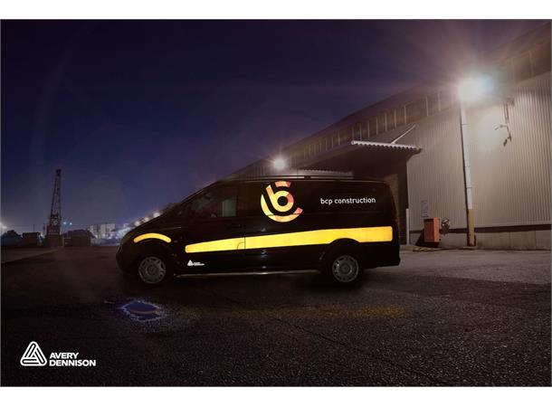 Avery V-4000 E Refleksfolie Uten luftkanaler. E4 merket 