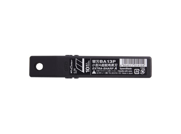 Knivblad NT Cutter BA13P sort 10pk, 9mm bredde på blad 