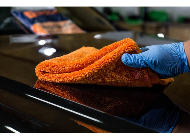 Ewocar Ultrasoft Microfiber Towel 400g 2-pakk (orange, blue) 40x40cm 