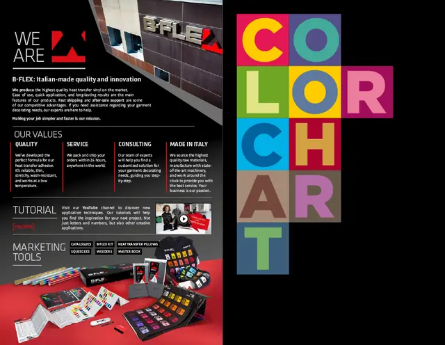 B-Flex Fargekart med prøver 2025 edition 