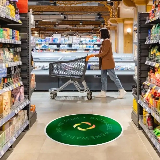 Biond Bio-protection floorgraphics lam embossed 120mic, HT 1,37x50m 