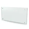 Herdet glass med hull, 8mm, flat 300x150, 4hull, 30/25, 11mm hull