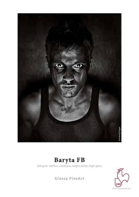 Hahnemühle Baryta FB 350g 100% a-Cellulose, high-gloss 