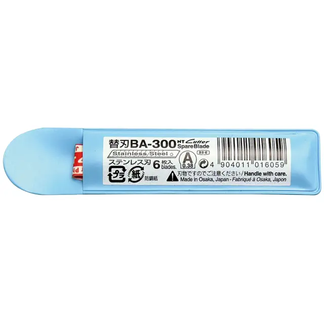 Knivblad NT Cutter BA-300 rustrfri 6pk, 9mm bredde på blad 