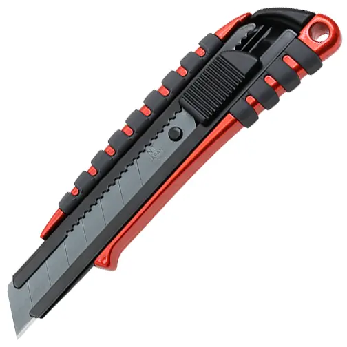 Kniv NT Cutter PMGL-EVO1R rød/sort 18mm bredde på blad 