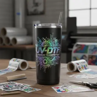 PS UV-DTF film hitack transparent (A+B) 0,6x100m