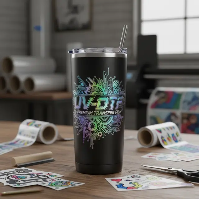 PS UV-DTF film hitack transparent (A+B) 0,6x100m 