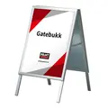 Modell A gatebukk Sort 50x70cm