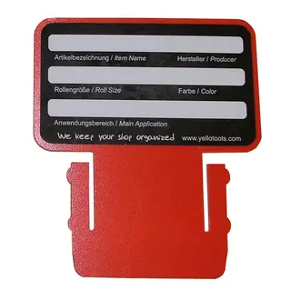 Yellotools MediaCard merkelapp for 3" innerkjerne